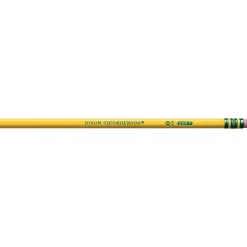 Ticonderoga The World's Best Pencil Wooden Pencil, 2.2mm, #2 Soft Lead, Dozen (X13882X)