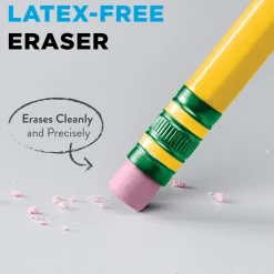 Ticonderoga The World's Best Pencil Wooden Pencil, 2.2mm, #2.5 Medium Lead, Dozen (X13885X)