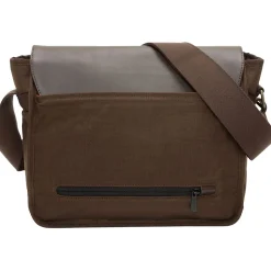 Token Sheridan Nylon Contemporary Messenger Bag, Dark Brown (TK-4576Z-WN DBR)