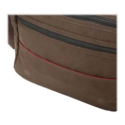 Token Sheridan Nylon Contemporary Messenger Bag, Dark Brown (TK-4576Z-WN DBR)
