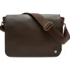 Token Sheridan Nylon Contemporary Messenger Bag, Dark Brown (TK-4346Z-WN DBR)
