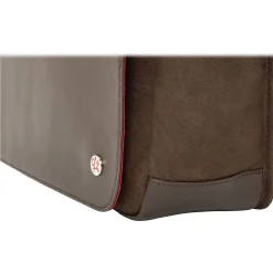 Token Sheridan Nylon Contemporary Messenger Bag, Dark Brown (TK-4346Z-WN DBR)