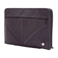 Token Woodlawn Nylon Padfolio with Zipper Closure, Navy (TK-155-WN NVY)