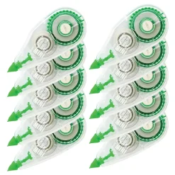 Tombow MONO Mini Correction Tape, White, 10/Pack (68722)