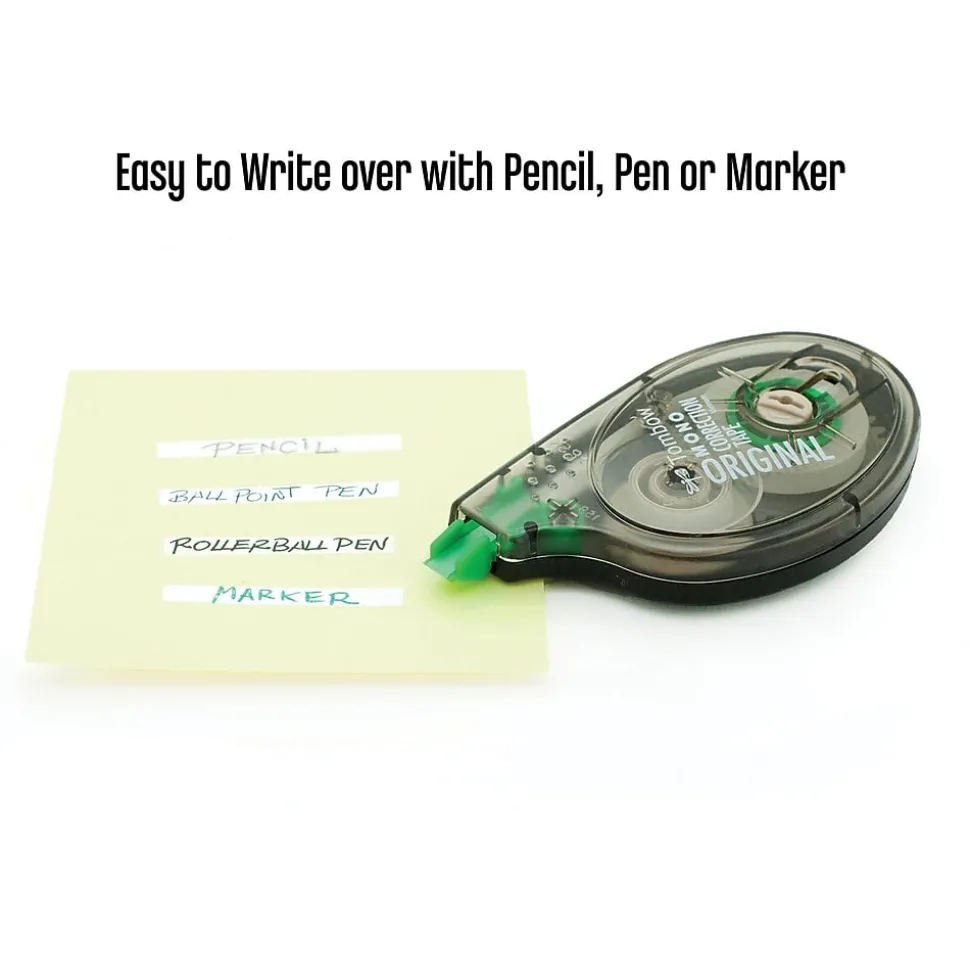 Tombow MONO Original Correction Tape, White, 2/Pack (68627)
