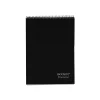 TOPS Docket Diamond Notepad, 8.5" x 11.75", Wide Ruled, Black, 60 Sheets/Pad (TOP 63978)