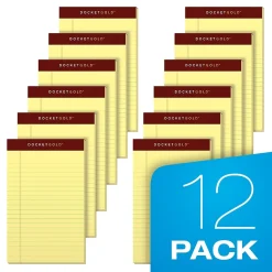 Tops Docket Gold Notepads, 5