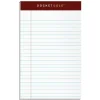 Tops Docket Gold Notepads, 5" x 8", White, 50 Sheets/Pad, 12 Pads/Pack (63910)