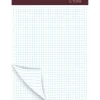 TOPS Docket Notepad, 8.5" x 11.75", Graph Ruled, Burgundy (63752)