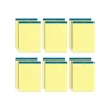 TOPS Docket Notepads, 8.5" x 11.75", Wide Ruled, Canary, 50 Sheets/Pad, 12 Pads/Pack (TOP63400)