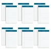 TOPS Docket Notepads, 5" x 8", Narrow Ruled, White, 50 Sheets/Pad, 12 Pads/Pack (TOP 63360)