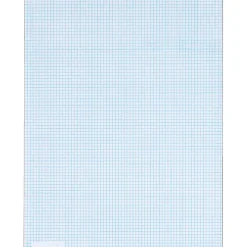 TOPS Graph Pad, 8.5" x 11", Graph Ruled, White, 50 Sheets/Pad (33081)