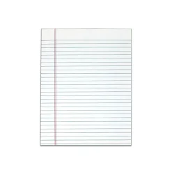 TOPS Legal Notepads, 8.5" x 11", Wide, White, 50 Sheets/Pad, 12 Pads/Pack (7523)