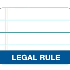 TOPS Legal Notepads, 8.5" x 11", Wide, White, 50 Sheets/Pad, 12 Pads/Pack (7523)