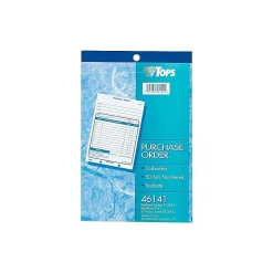 TOPS 3-Part Carbonless Purchase Requisitions, 5.56"W x 7.94"L, 50 Sets/Book (46141)