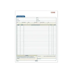 TOPS 3-Part Carbonless Purchase Requisitions, 8.38"L x 10.69"W, 50 Sets/Book (46147)