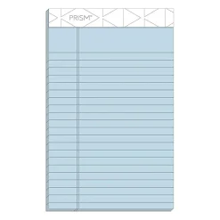 TOPS Prism Notepad, 5" x 8", Narrow Ruled, Assorted, 50 Sheets/Pad, 6 Pads/Pack (TOP63016)