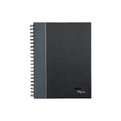 TOPS Royale Professional Notebooks, 8" x 10.5", College Ruled, 96 Sheets, Gray/Silver (25331)