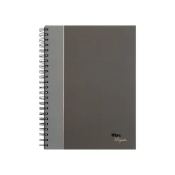 TOPS Royale Professional Notebooks, 8.25" x 11.75", College Ruled, 96 Sheets, Gray/Silver (25332)