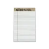 TOPS Second Nature Notepads, 5" x 8", Narrow, White, 50 Sheets/Pad, 12 Pads/Pack (74830)