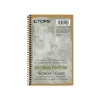 TOPS Second Nature 1-Subject Notebooks, 5" x 8", Narrow Ruled, 80 Sheets, Green (74108)