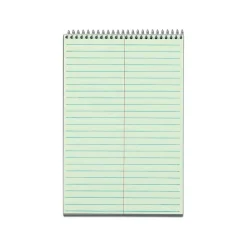 TOPS Steno Pad, 6" x 9", Gregg, Green Tint, 80 Sheets/Pad (TOP8021)