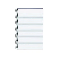 TOPS 1-Subject Notebooks, 5.5" x 8.5", Narrow Ruled, 100 Sheets, Blue (73506)