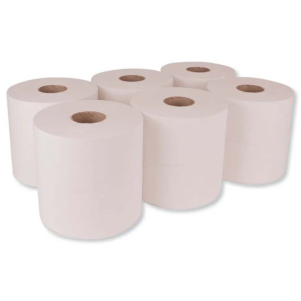 Tork Advanced Jumbo Bath Tissue, Septic Safe, 1-Ply, White, 3.48" x 1,200 ft, 12 Rolls/Carton (TRK12013903)