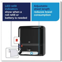 Tork Elevation Matic Hardwound Paper Towel Dispenser, Black (TRK5511282)