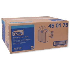 Tork Heavy-Duty Paper Wiper, 9.25 x 16.25, White, 90 Wipes/Box, 10 Boxes/Carton (TRK450175)