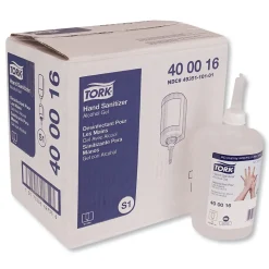 Tork Premium Alcohol Gel Hand Sanitizer, 33.8 oz., Light Scent, 6/Carton (400016)