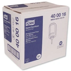 Tork Premium Alcohol Gel Hand Sanitizer, 33.8 oz., Light Scent, 6/Carton (400016)