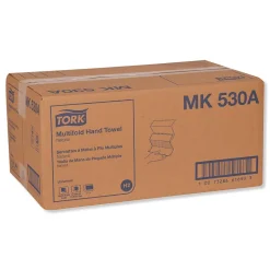 Tork Universal Multifold Hand Towel, 9.13 x 9.5, Natural, 250/Pack,16 Packs/Carton (TRKMK530A)