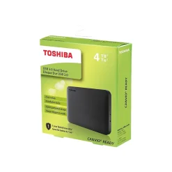 Toshiba Canvio 4TB USB 3.0 External Hard Drive, Black (HDTP240XK3CA)