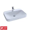 Toto Arvina Vessel Vitreous China Bathroom Sink, Cotton White (LT416G#01)