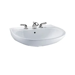 Toto Prominence Pedestal Bathroom Sink, Cotton White (LT242G#01)