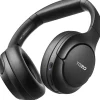 TOZO H10 Wireless Noise Cancelling Over-Ear Headphones, Bluetooth, Black (TOZOH10BLK)