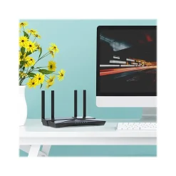 TP-LINK Archer AX1500 Dual Band MU-MIMO Gaming Router, Black (ARCHER AX1500)