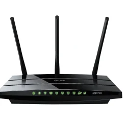 TP-LINK Archer C7 AC1750 Dual Band WiFi 5 Gaming Router, Black (ARCHER C7)