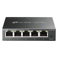 TP-LINK Easy Smart 5-Port Gigabit Ethernet Smart Switch, 10/100/1000 Mbps, Black (TL-SG105E)
