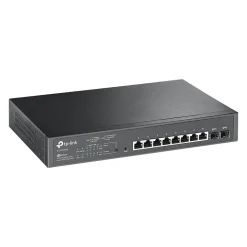 TP-LINK JetStream 8-Port Gigabit Ethernet PoE+ Managed Switch, 20Gbps, Black (TL-SG2210MP)