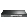 TP-LINK JetStream 24-Port Gigabit Ethernet PoE+ Managed Switch, Black (TL-SG3428MP)