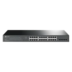 TP-LINK JetStream 24-Port Gigabit Ethernet PoE+ Smart Switch, Black (TL-SG2428P)