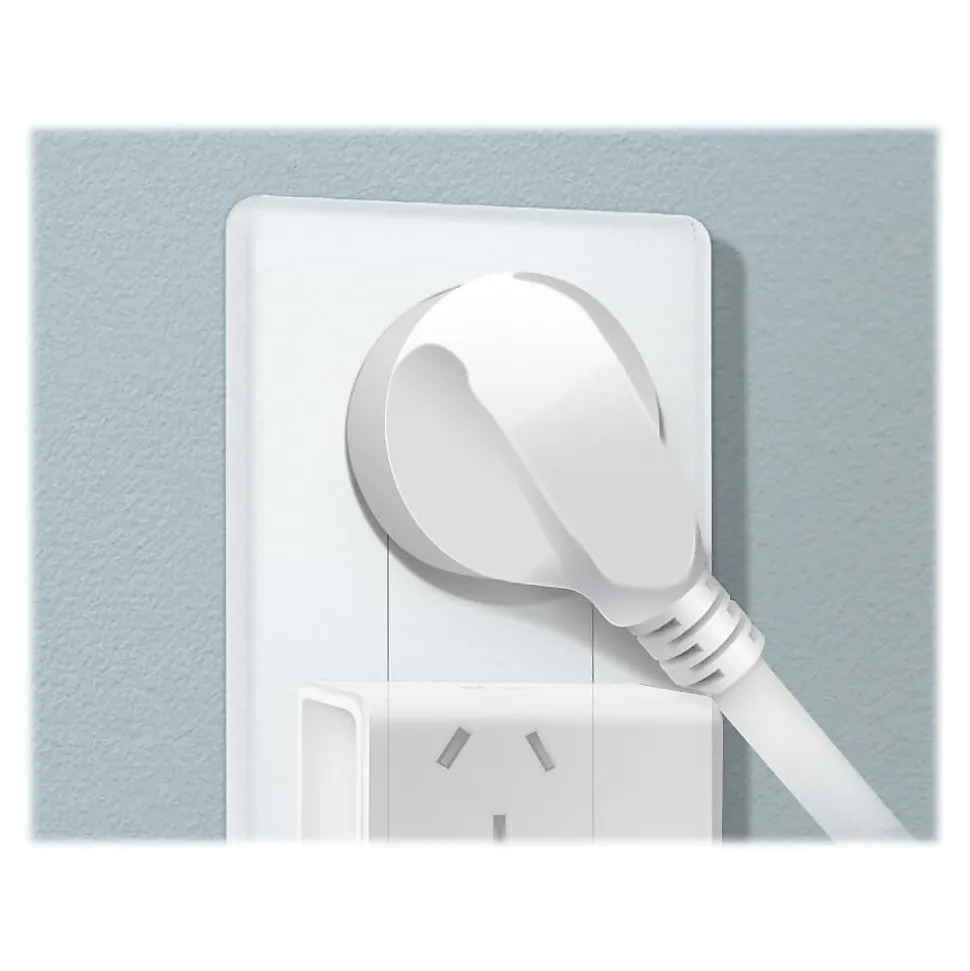 TP-LINK Kasa Smart 3-Outlet 2-USB Port Surge Protector, White (KP303)