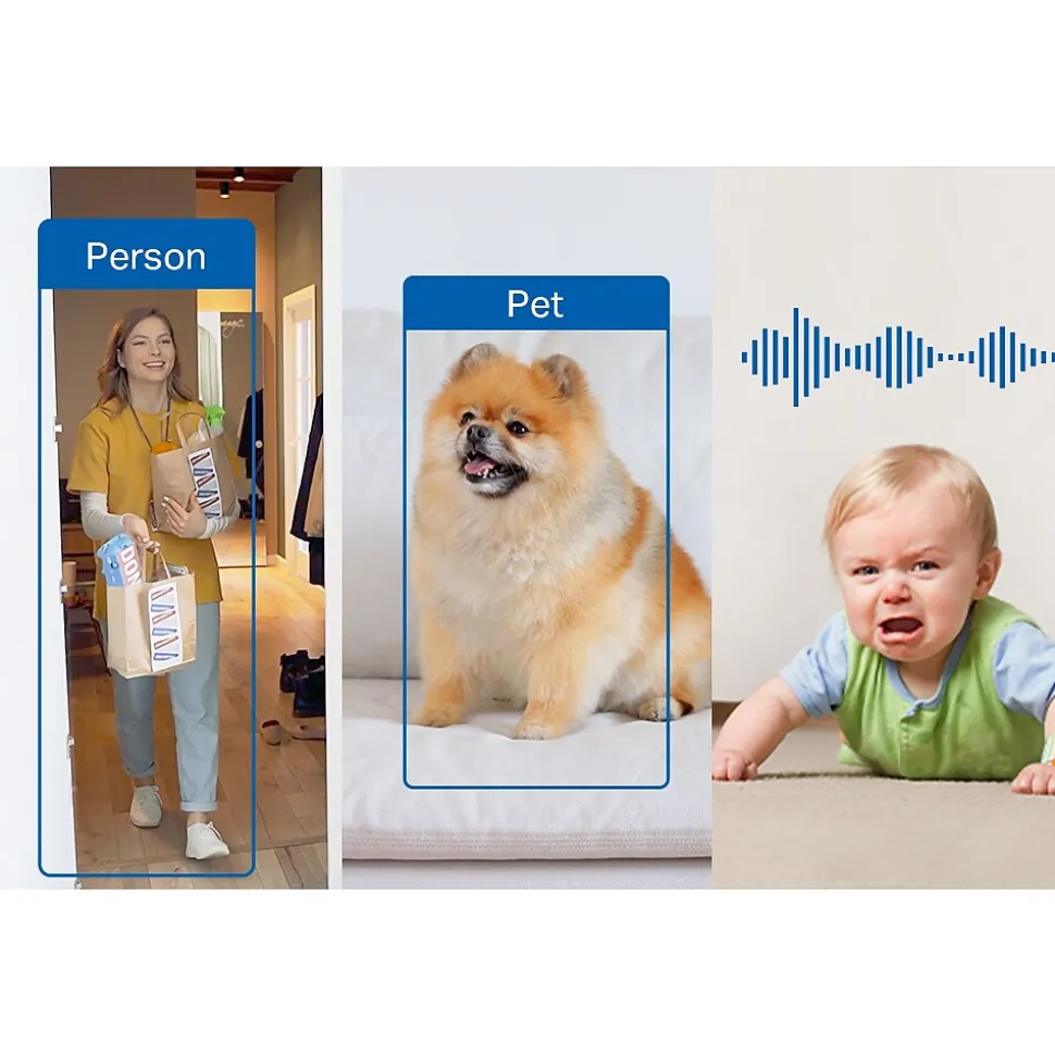 TP-Link Tapo Smart 2K QHD AI Home Security Wi-Fi Camera (TAPO C125)