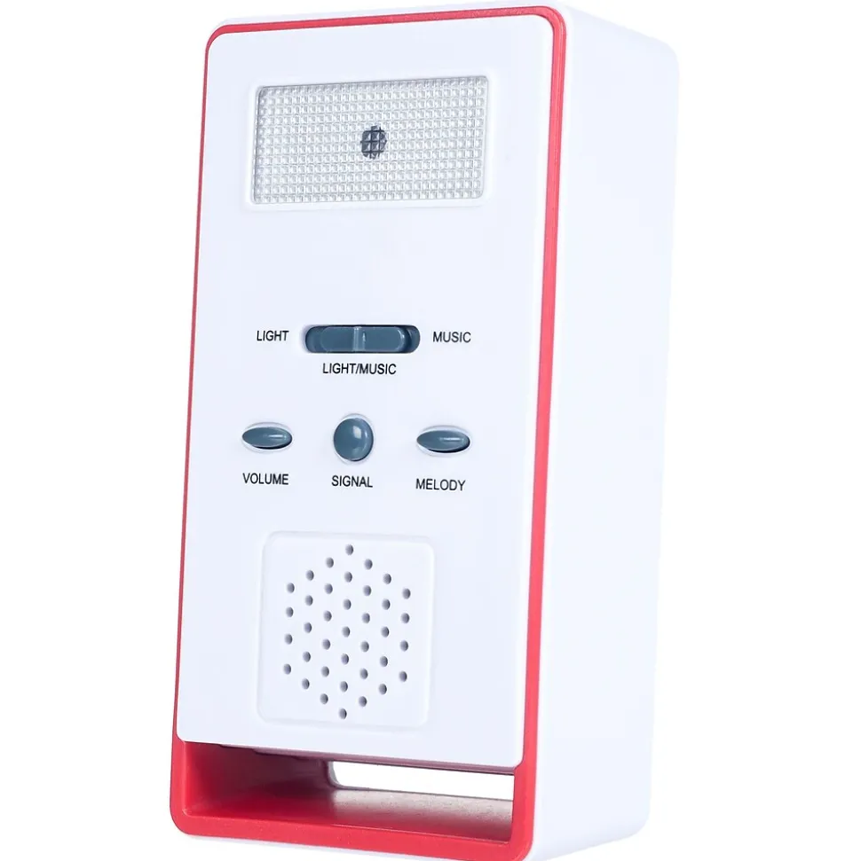 Trademark Global Wireless Smart Doorbell Chime, White (80-3055L)