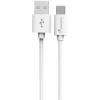 Travelocity Braided USB Micro Cable, 4 ft., White (TVPD-BC4M)