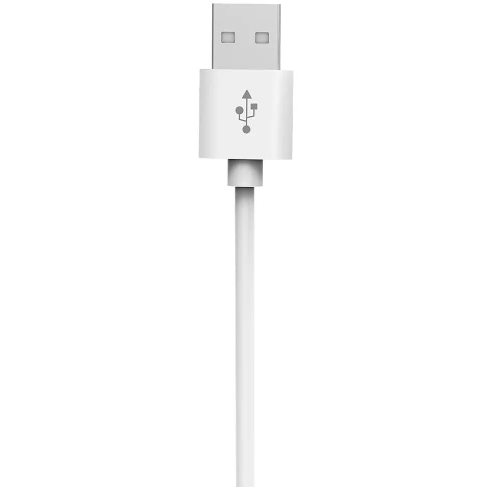 Travelocity Braided USB Micro Cable, 4 ft., White (TVPD-BC4M)