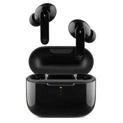TREBLAB X1 True Wireless Earbuds, Waterproof IPX4, Bluetooth, Black