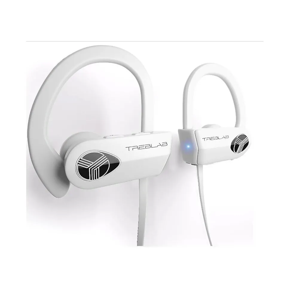 Treblab XR500 Wireless Ambient Sound Earbuds, Bluetooth, White (XR500W)